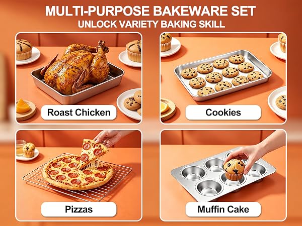 Versatile for various baked goods