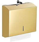 Paper Towel Dispenser Wall Mount Commercial, C Fold Multifold Hand Paper Towel Dispenser, Stainle...