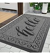 Yimobra Outdoor Indoor Door Mat Outside Entrance 29.5 x 17, 100% Waterproof All-Season Front Welc...
