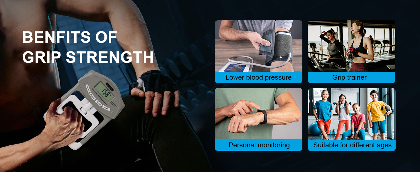 dynamometer grip strengthener tester