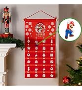 Super Mario Advent Calendar 2022 with Mario Toy, 24 Days Nintendo Christmas Countdown