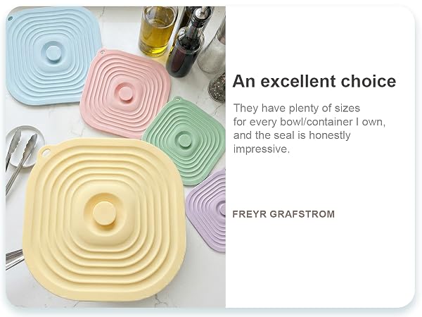 silicone lids for food storage