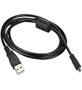 USB Cable Photo Transfer Charger Cord UC-E6 for Nikon D3300 D750 D5300 D7200 D3200, Coolpix B500,...
