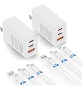 65W Super Fast Charger Typc-C for iPhone 17/16/15 Pro Max,Plus, iPad Air,MacBook, 3-Port 100W(in ...