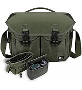 Padwa Lifestyle Green Camera Bag - Nylon Flap Camera Photography Bag with Removable Lining for Si...