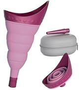 TRIPTIPS Pee Conch Foldable Female Urinal Device Portable Urinal for Women Pee Funnel for Women T...