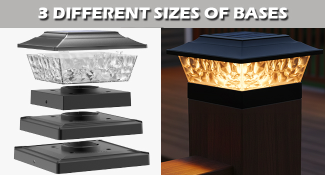 3 Different Sizes of Bases
