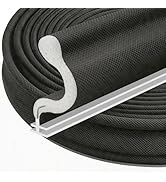 40 Feet Door Weather Stripping, Kerf Door Seal Strip, V-Shaped Foam Exterior Door Frame Weather S...