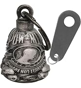 Dream Apparel Motorcycle Biker Bell W/ Motorcycle Bell Hanger, Motorcycle Accessories or Key Chai...