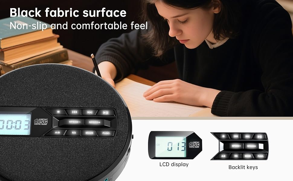 premium design non-slip surface lcd display backlit controls quality construction