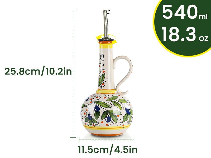 olive oil dispenser bottle ceramic