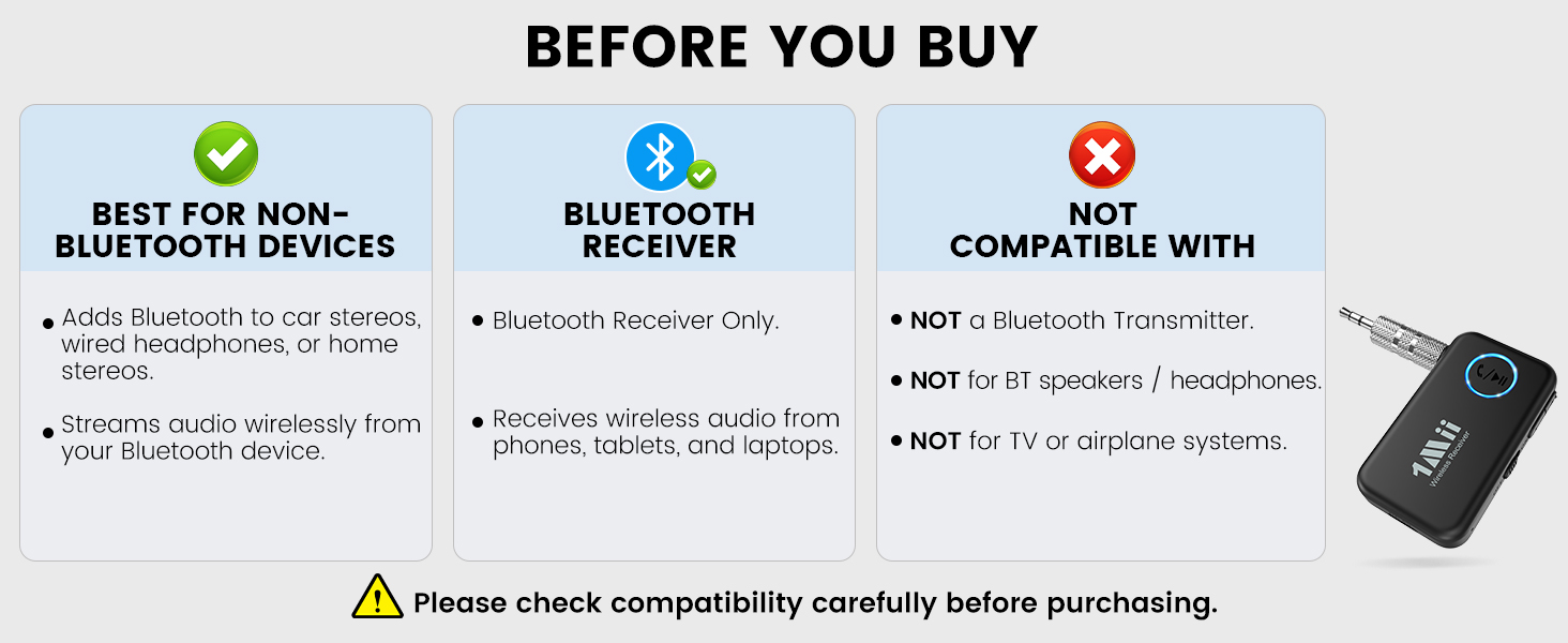 ML100 Bluetooth Receiver