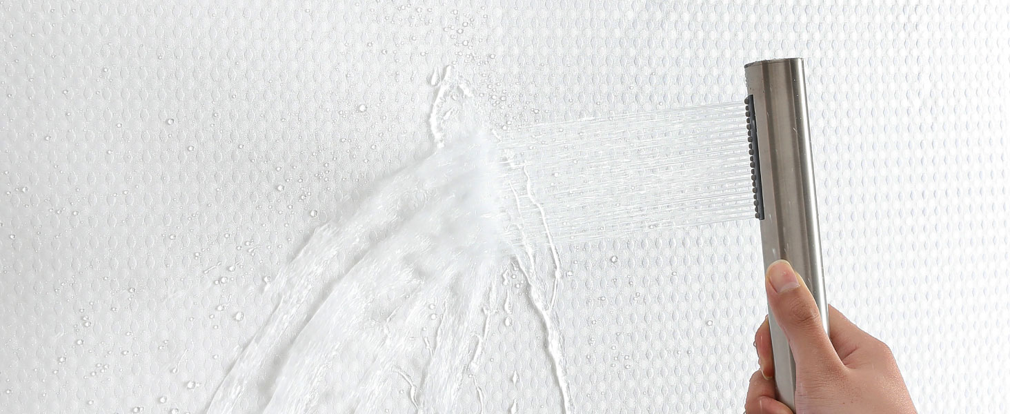 100% waterproof shower curtain
