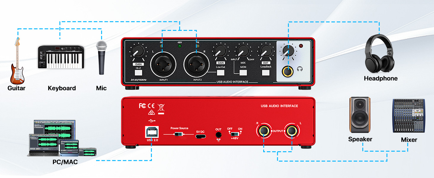 cixun 2x2 audio interface