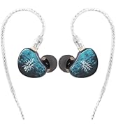 Kiwi Ears Stardust 1DD+4BA Hybrid In Ear Monitor Wired HiFi IEM Earbuds | Natural Balanced Tuning...
