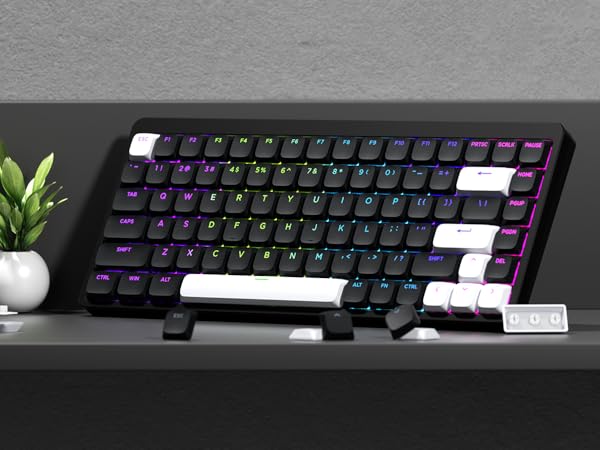 Low profile keycaps