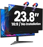 Verponity 2 Pack Magnetic 23.8 Inch Computer Privacy Screen for Monitor 16:9 Aspect Ratio, Anti-G...