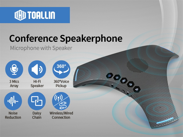 conference speakerphone speaker with microphone