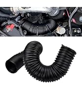 yorpyep Air Intake Pipe, Retractable Flexible Air Guide Hose, High Temperature Resistant Modified...