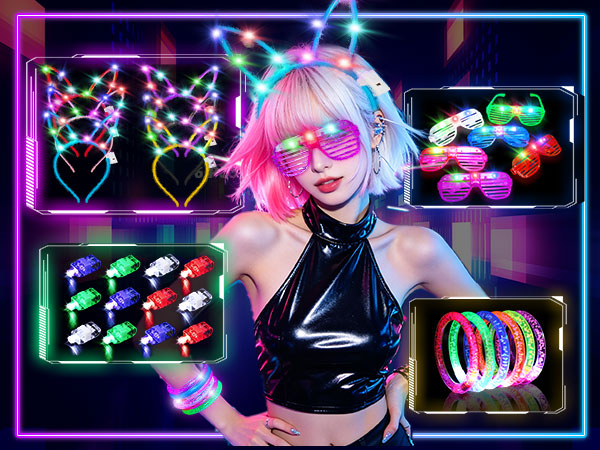 glow in dark party favors