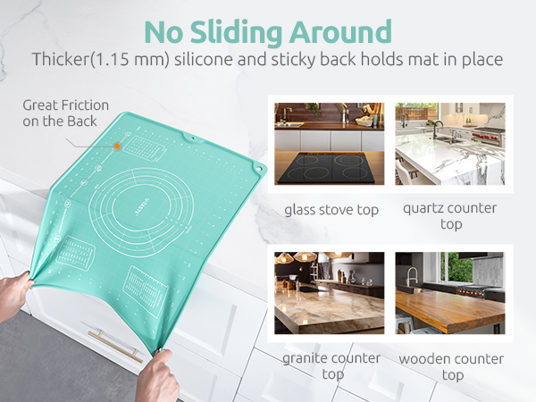 dough rolling mat
