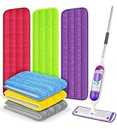 6 Pack Reusable Mop Pads for Swiffer PowerMop, Power Mop Pads Refill Power Mop Refills Microfiber...