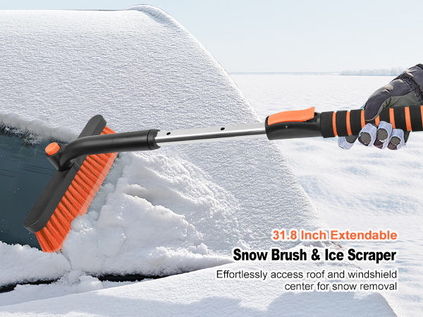 snow brush ice scraper