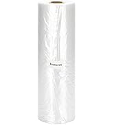 Immuson 12" x 20" Plastic Produce Bag on a Roll Food Storage Bags Clear Plastic Produce Bag for F...