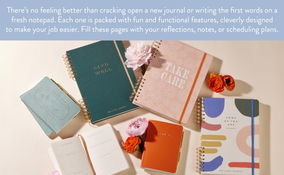 well designed journals notebooks and planners to make your job easier whether it be for work or fun