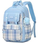 MUSEVOS Girls Backpack, Ideal School Backpack for Girls from Elementary to Teen Years, Kawaii Boo...