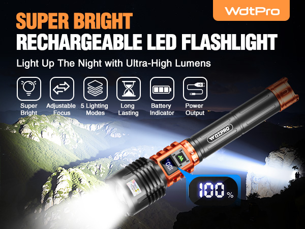 flashlight rechargeable