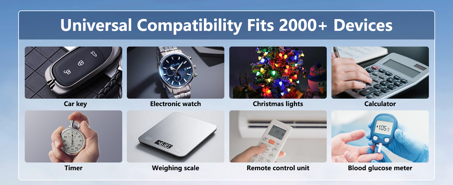 philips button battery coin cell CR2032 3V lithium car key fob remote control watch weight scale