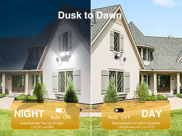 bright flood lights outdoor