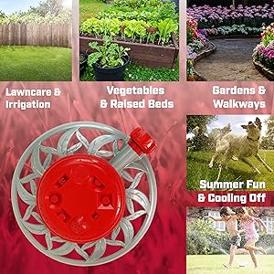 8 pattern sprinkler, circluar sprinkler, gardening, irrigation, watering lawn care