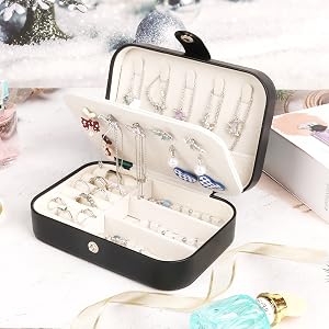 Travel Jewelry Box Black