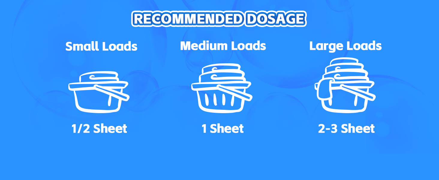 Laundry Detergent Sheets