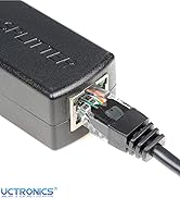 UCTRONICS Active PoE Splitter 12V - 2.1mm DC Barrel Jack for IP Camera, Arduino with Ethernet and...