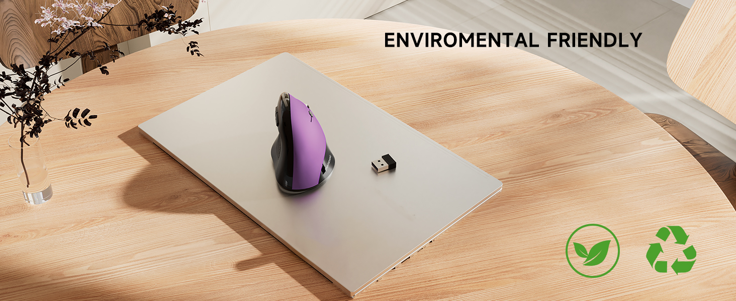 vertical mouse purple
