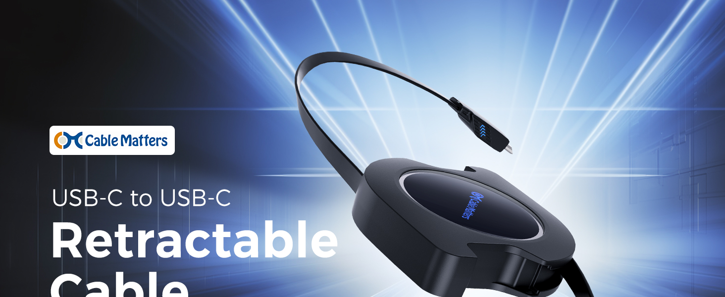 usb c to usb c retractable cable