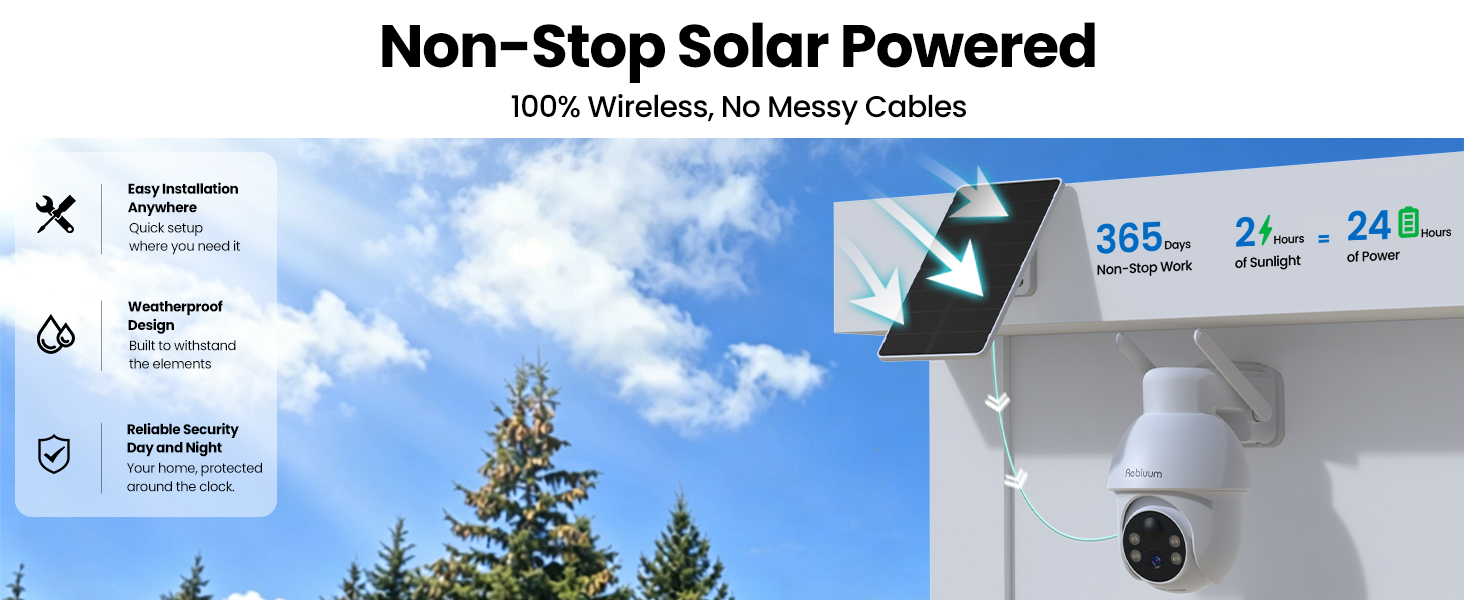 Solar powered