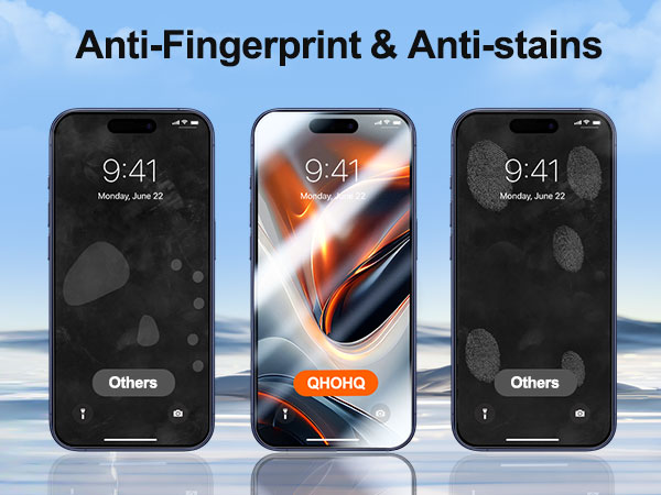 Anti-Fingerprint & Anti-stains
