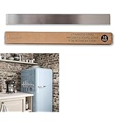 Hamletoff Premium Magnetic Knife Holder for Refrigerator – 16 Inch Professional Double Sided Magn...