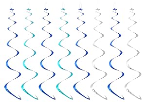 Hanging Swirl Streamer Decorations