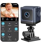 Mini Camera Wireless 1080P WiFi Video Recorder Nanny Cam with Motion Detection, App Remote View, ...