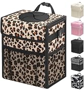 Capolo Car Trash Can with Lid, Leakproof Car Trash Bag Hanging Waterproof Automotive Garbage Can ...
