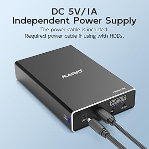 dual bay 2.5 3.5 inch hard drive to USB 3.0 adapter with RAID mode enclosure dock case shell housing