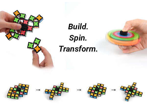 TOSY Fidget Spinner Build Spin Transform