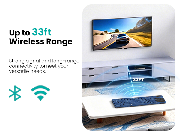 Strong signal and long-range connectivity to meet your versatile needs.