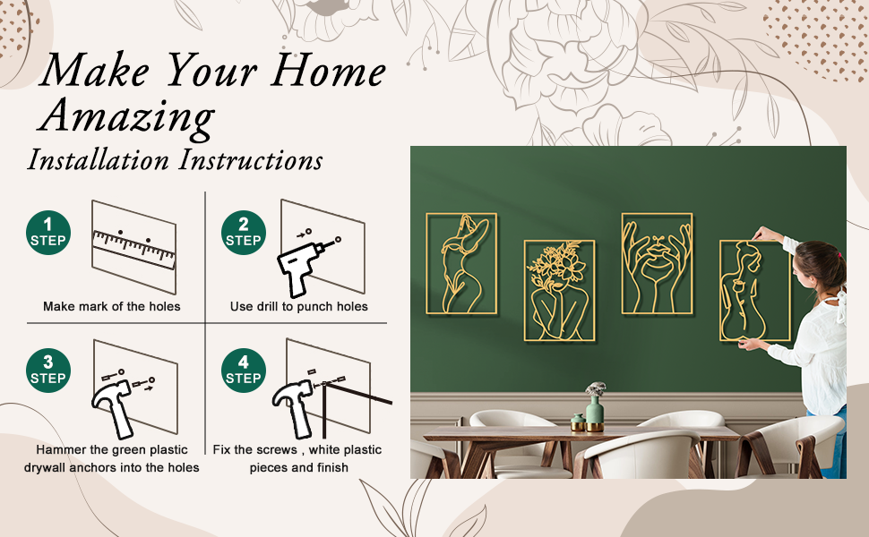 Well Decor Installation Instructions
