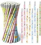 Xqumoi 60Pcs Dog Pencils with Eraser - Cute Puppy Paw #2 HB Pencils, School Classroom Student Rew...